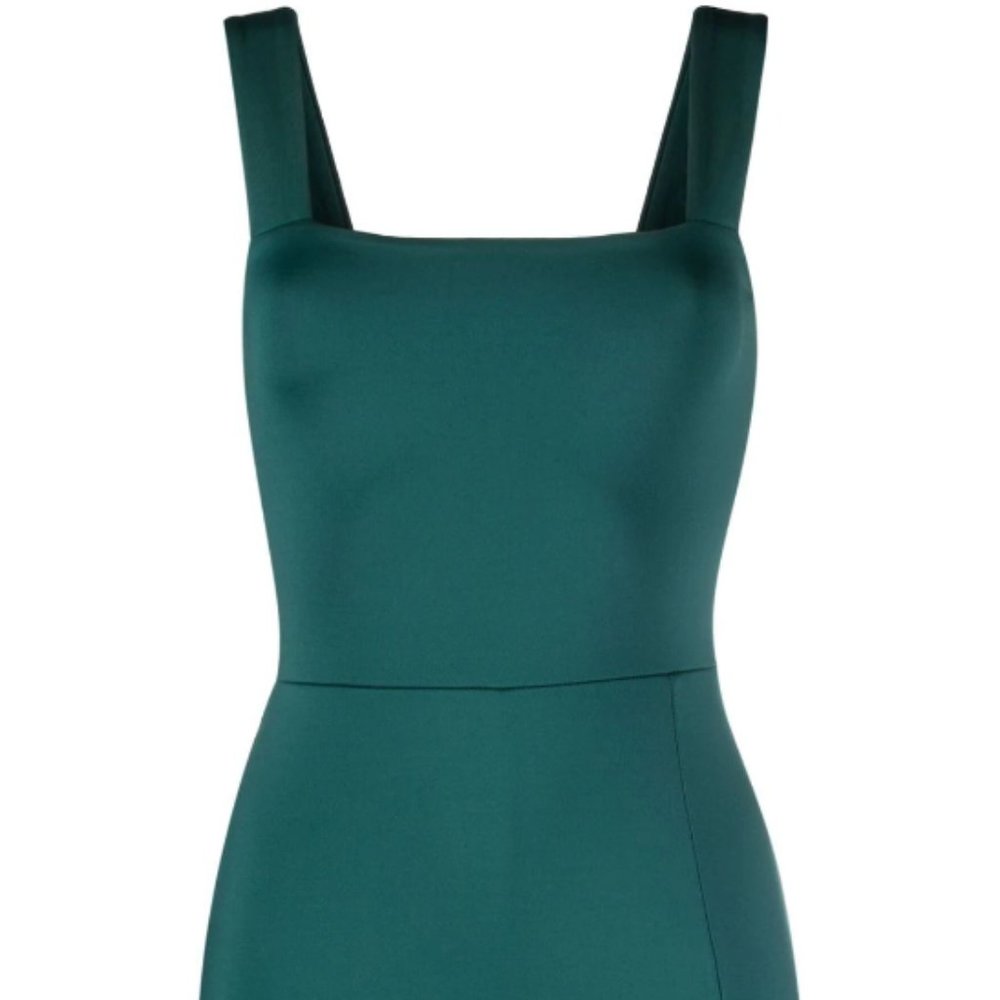 Reformation Daria Ecomove Performance Dress Green